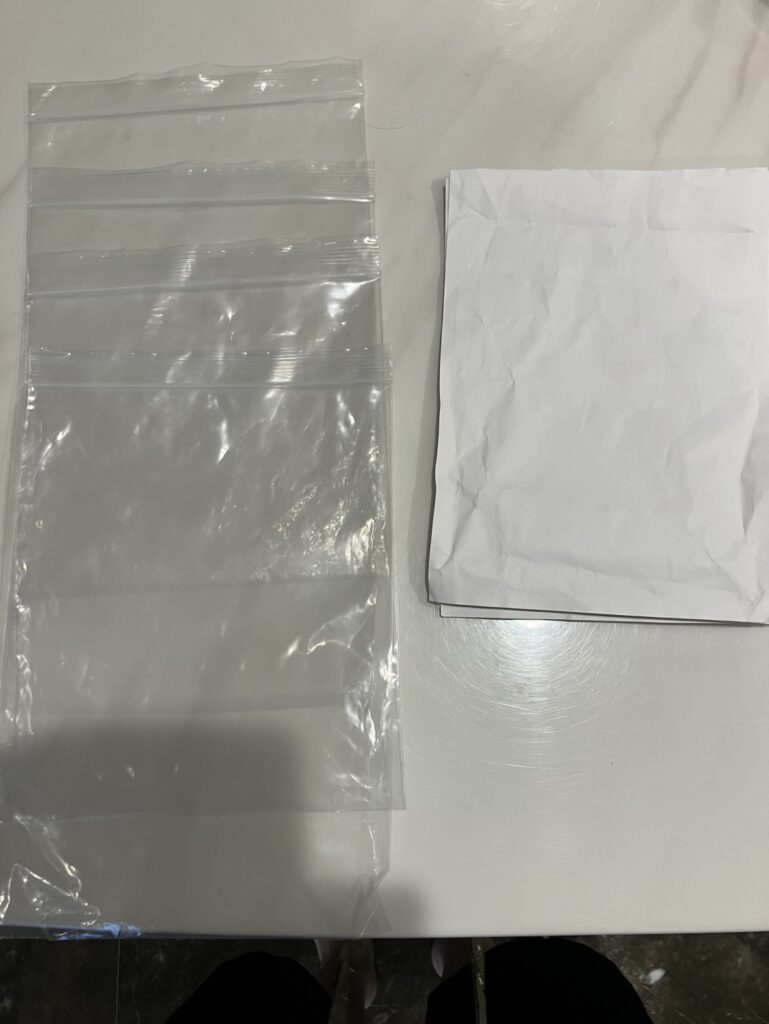 薬が入っていた袋